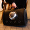 Bolsa portadora de cáter de cato transparente transpirable de cuero clásico