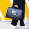 Bolsa portadora de cáter de cato transparente transpirable de cuero clásico