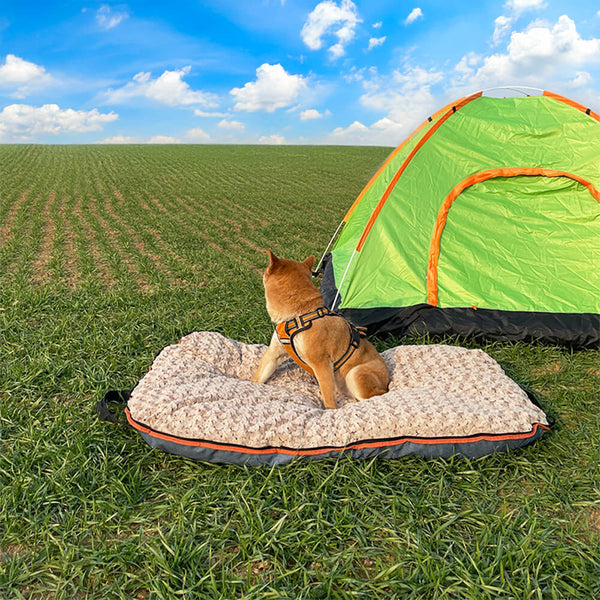 Alfombra de perros portátil para perros al aire libre impermeable plegable