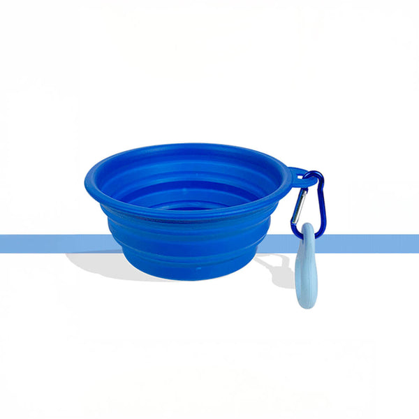 Tazón de alimentos y agua de silicona y agua de silicona expandible portátil
