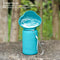 Botella de agua de mascotas de silicona suave sellada sellada al aire libre portátil