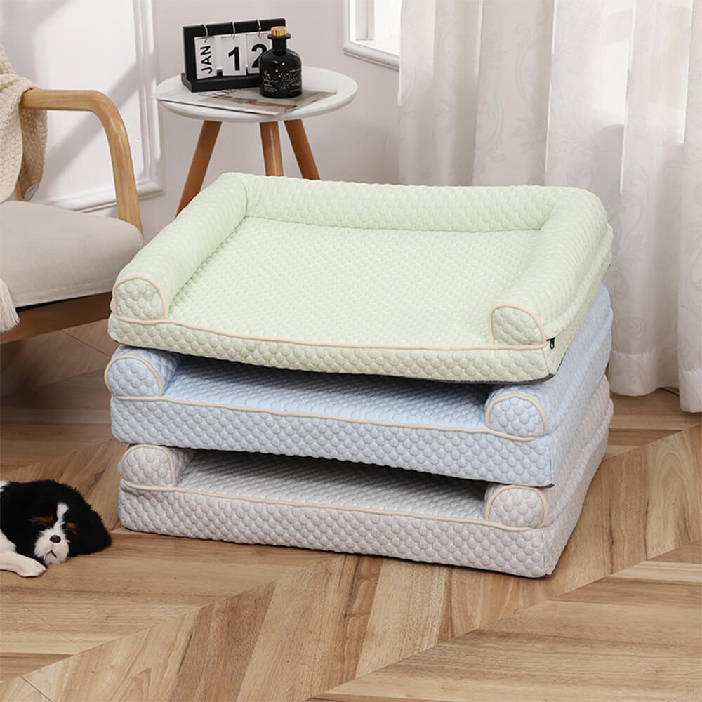 Soft All Seasons Cooling Layered Dog & Cat Bed