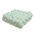 Square suave textura tejida almohada decorativa de cojín para el hogar