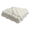 Square suave textura tejida almohada decorativa de cojín para el hogar