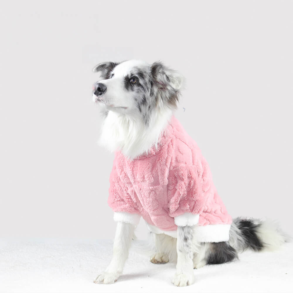 Ultra-Soft Double-Sided Polar Fleece Warmth Dog Pajama Loungewear