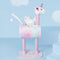 Casa de gato multifuncional de unicornio caprichoso y árbol de gato rascador
