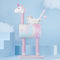 Casa de gato multifuncional de unicornio caprichoso y árbol de gato rascador