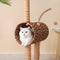 Casa de gato multifuncional de unicornio caprichoso y árbol de gato rascador