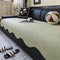 Waterproof Teddy Fleece Non-Slip Straight Couch Cover