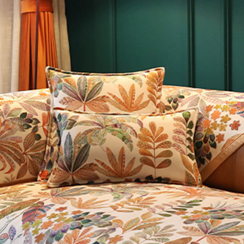 Floral Chenille All-Seaons sin deslizamiento de la cubierta del sofá de decoración del hogar