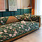 Floral Chenille All-Seaons sin deslizamiento de la cubierta del sofá de decoración del hogar