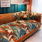 Floral Chenille All-Seaons sin deslizamiento de la cubierta del sofá de decoración del hogar