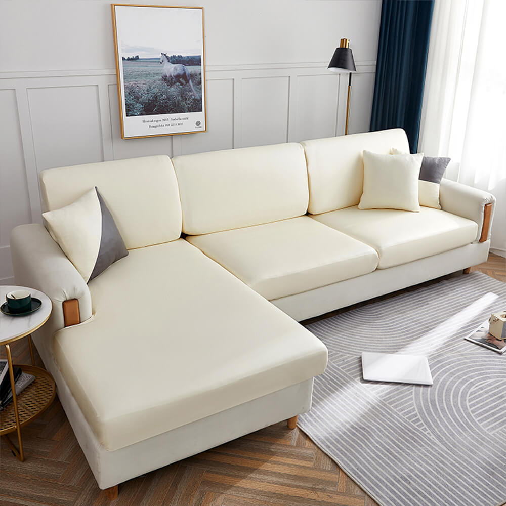 Cubierta de sofá mágica de cobertura completa de cuero impermeable y resistente a las manchas