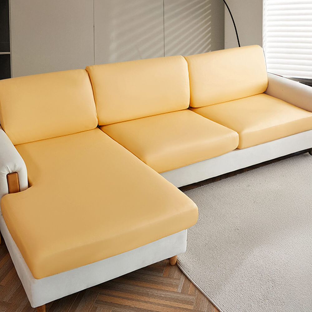 Cubierta de sofá mágica de cobertura completa de cuero impermeable y resistente a las manchas