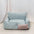 Luxury Houndstooth Cotton-Linen All Seasons Comfort Comfort Dog & Cat Sofa Bed