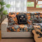 Floral Soft Polar Fleece Full Wrap Stretch Magic Couch Couch Couch