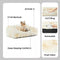 Fluffy Plush espesada acogedora cama calmante de mascotas para perro sofá cama de gato