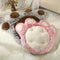 Bear paw peluche esponjoso y cómoda alfombra de mascota de espacio