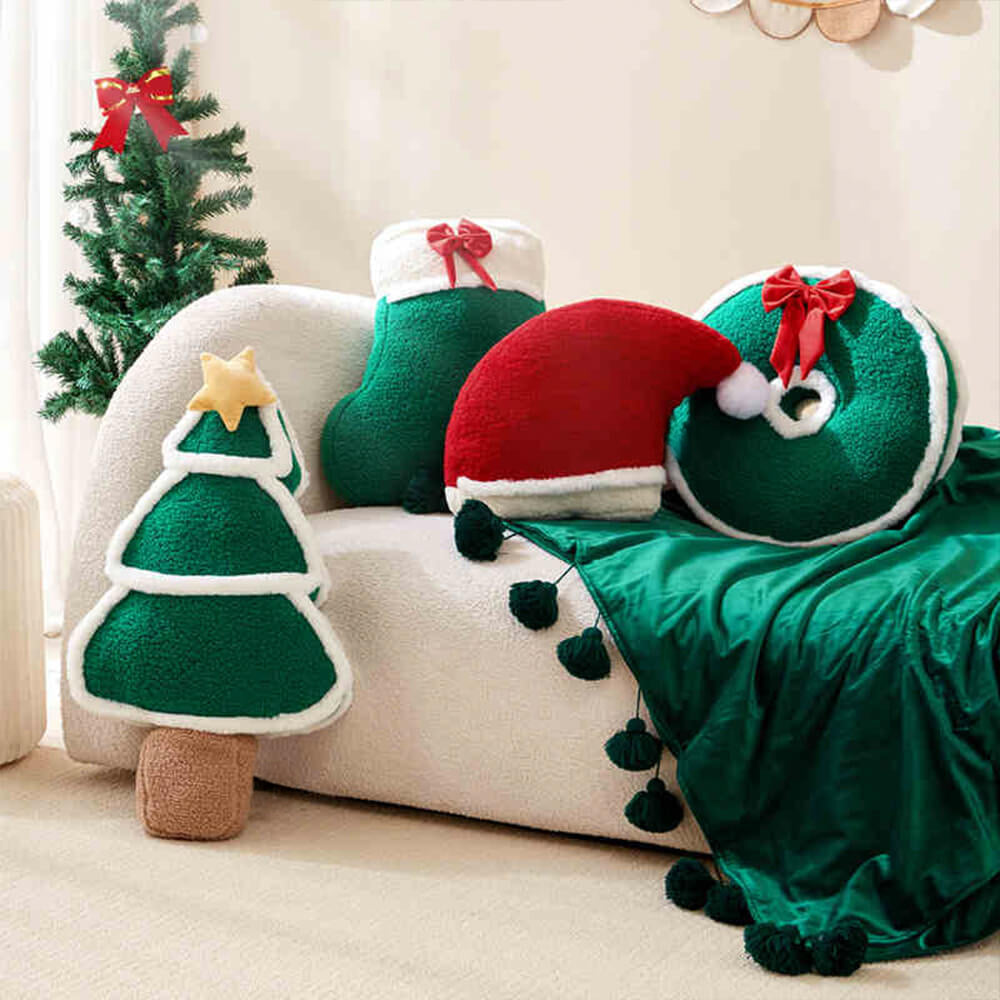 Christmas Decorative Durable Large Doll Ornament Sofa Pillow