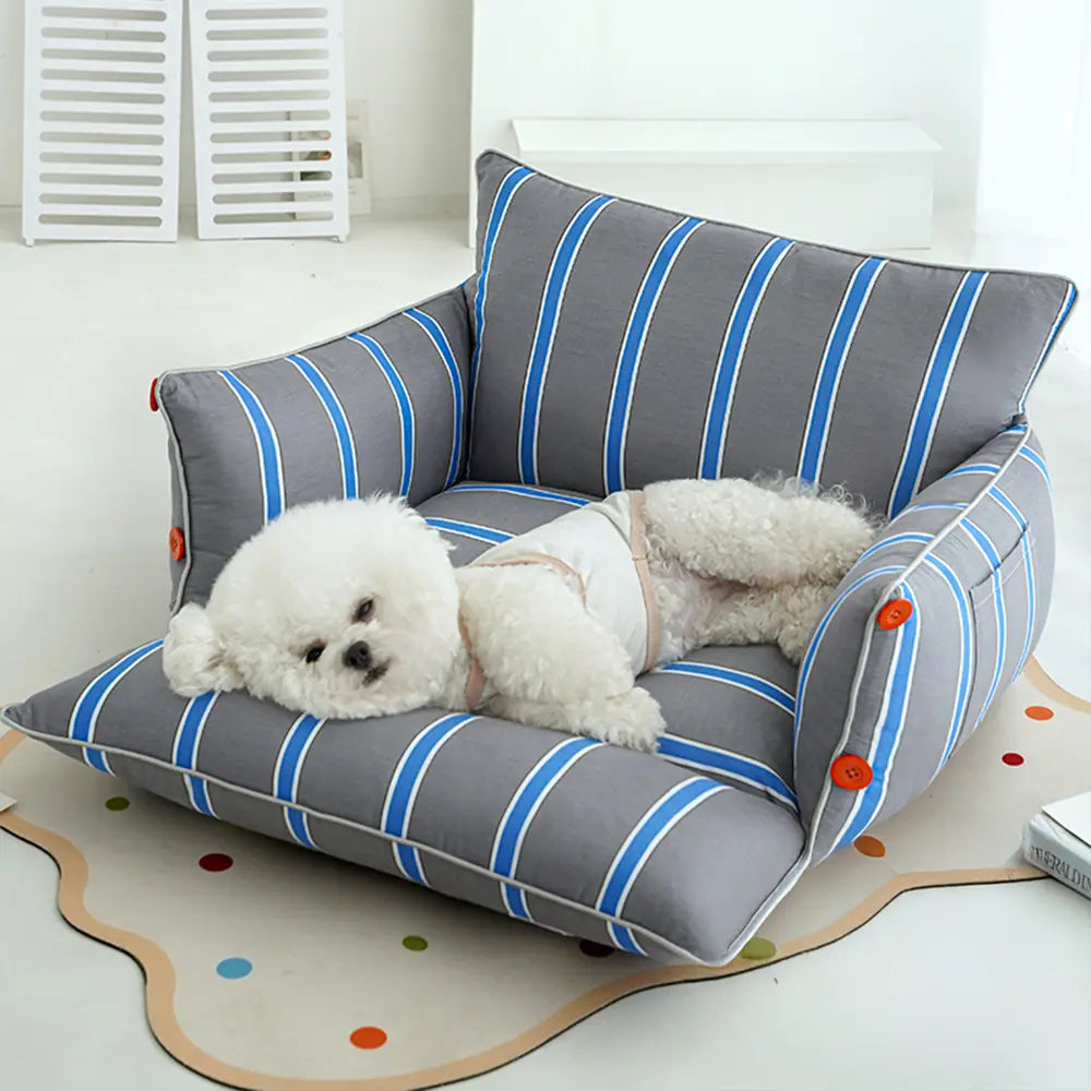 Cama de algodón cama calmante sofá cama para perros