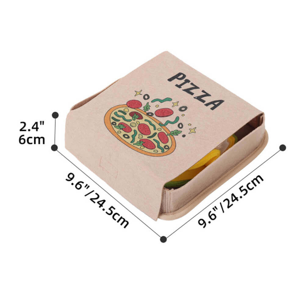 Juguete interactivo con alimentador lento, tapete para Snuffle para Pizza, juguete para perros