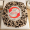 Estampado de leopardo Faux Faux Rabbit Fur Cubierta de colchón de hojas calientes