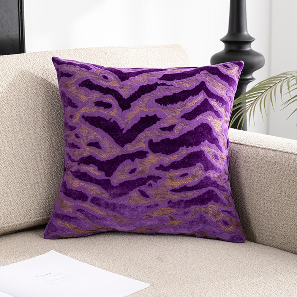 Luxury Jacquard Cut Velvet Home Sofa Pillow