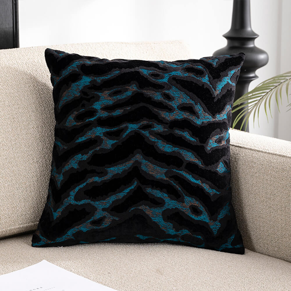 Luxury Jacquard Cut Velvet Home Sofa Pillow