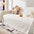 Minimalist Arch Motif Scratch-Resistant Chenille Throw Couch Cover