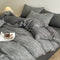 Juego de cama de algodón suave de pecho de sabueso minimalista
