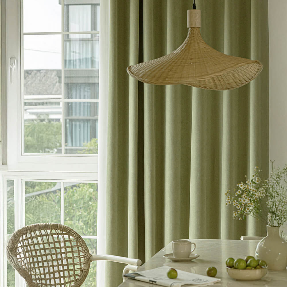 Modern Design Premium Herringbone Chenille Blackout Curtain