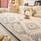 Chenille Art Corrugated Breatable No-Slip Couch Cover Coach
