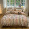 Moderno vertical Stripe Comfort Divet Divet Cover Set de cama