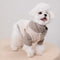 Plush Coat & Matching Turtleneck Sweater Two-Piece Dog Outfit Set