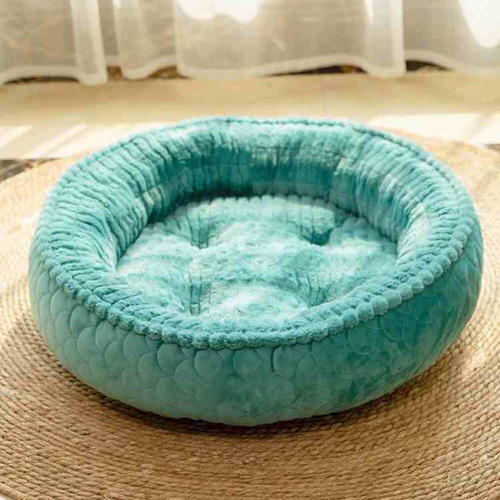 Round Warm Snuggle Nest Orthopedic Support Dog & Cat Bed