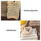 Soft Faux Wool Knitted Striped Dog Sweater for Small Dogs