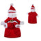 Estereoscópico navideño de santa Claus traje de cosplay de cosplay