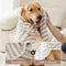 Absorbente rayado grueso grande para la piel de la piel del perro múltiple toalla de baño del perro