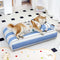 Algodón rayado grueso acolchado & Cama de almohada suave para perros