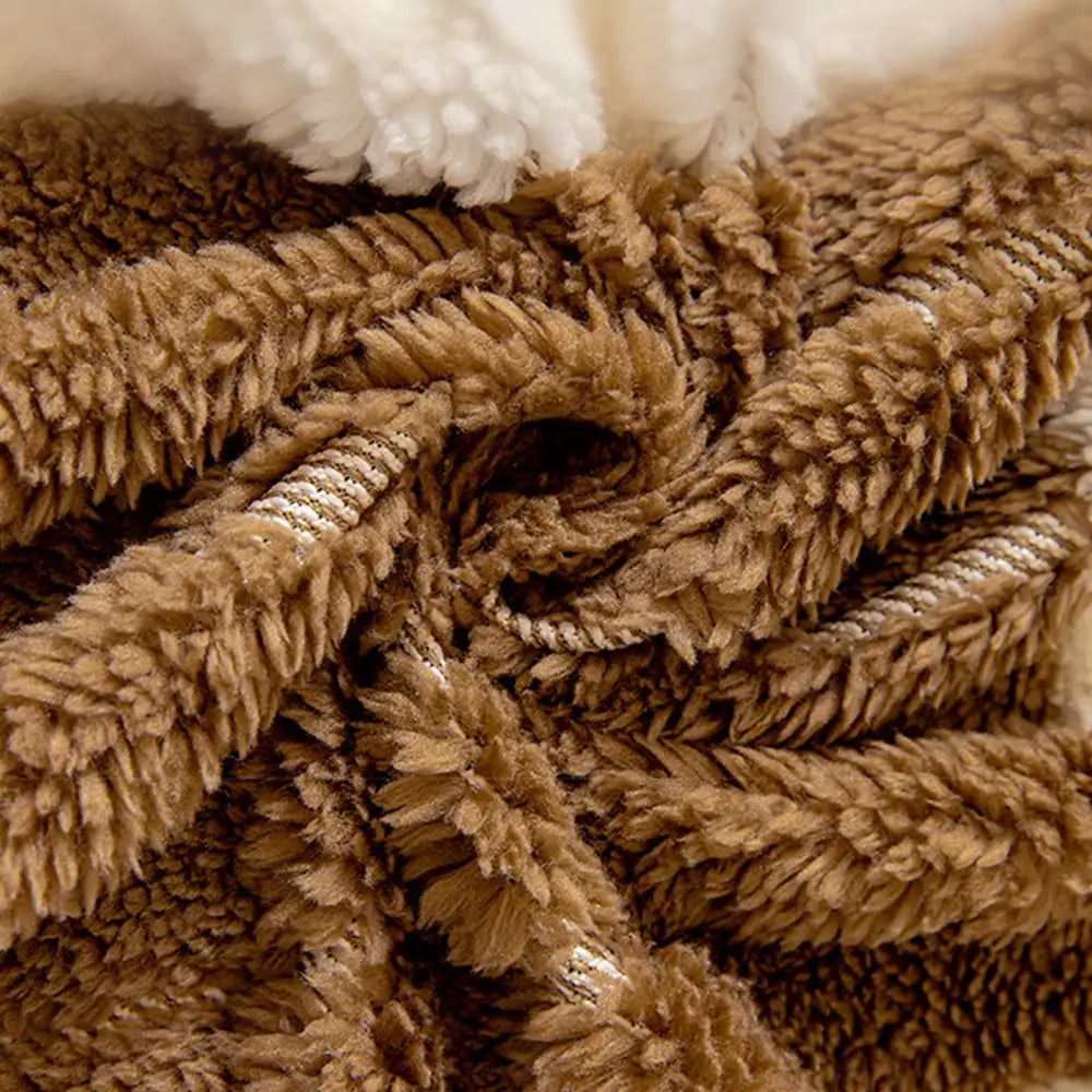 Thickened Plush Diamond Jacquard Sofa Scratch-Resistant Couch Cover