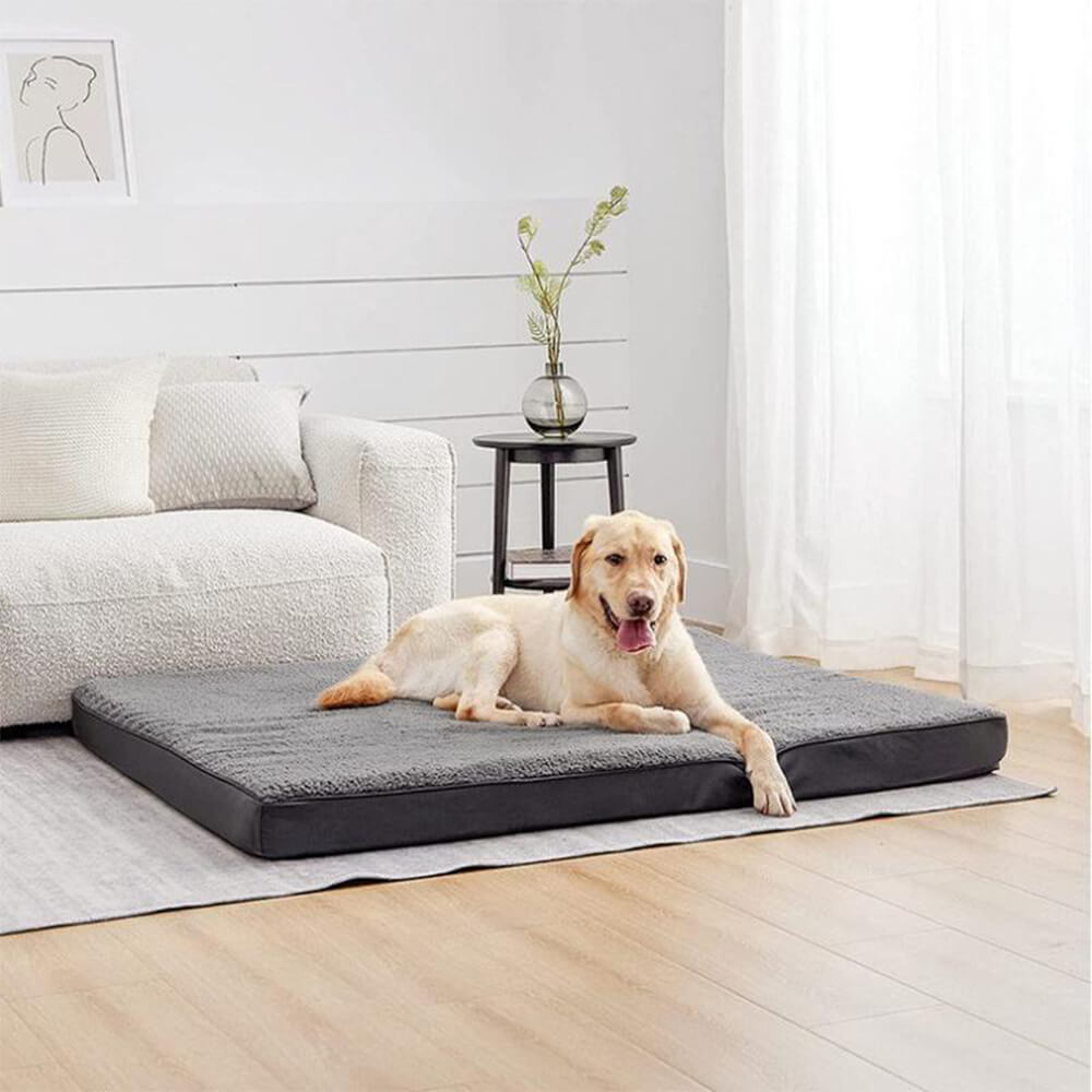 Cama de perros de espuma de memoria ortopédica impermeable