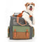 Dual-<tc>Color</tc> Mochila para transportar mascotas al aire libre, de lona impermeable y transpirable