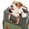 Dual-<tc>Color</tc> Mochila para transportar mascotas al aire libre, de lona impermeable y transpirable