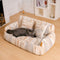 Cama nórdica y esponjosa extra acogedora y acogedora cama de perro y gato