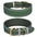 Collar de perros de microfibra de falso suave reflectante impreso