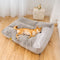 Cama de amortiguación de perros de protección de columna de columna de arañazos grande y grueso personalizado