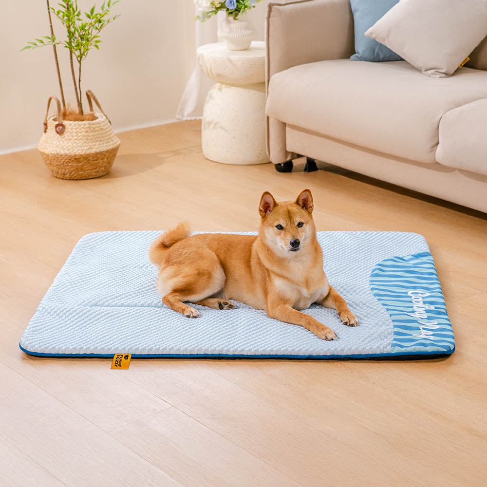 Large Washable Cooling Non-slip Dog Mat - Cooling Nap