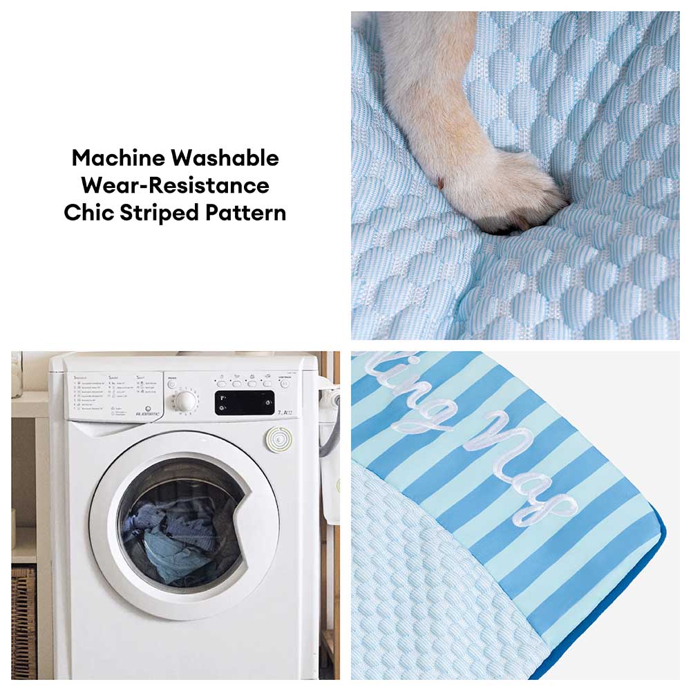 Large Washable Cooling Non-slip Dog Mat - Cooling Nap