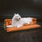 Bedera de asiento de asiento para perros de cuero para perros de gran faux de lujo - Voyager urbano