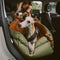 Bedera de asiento de asiento para perros de cuero para perros de gran faux de lujo - Voyager urbano
